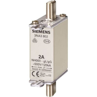 Siemens-3NA3807-Eslab√≥n-fusible-Clase-de-funcionamiento:-gG-Tama√±o:-NH000-Tensi√≥n-nominal:-500-VCA