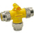 Turck-RSM-2RKM40-Conector, Divisor, Conexión en T, 7/8', 2 Puertos, 600V, Serie Eurofast