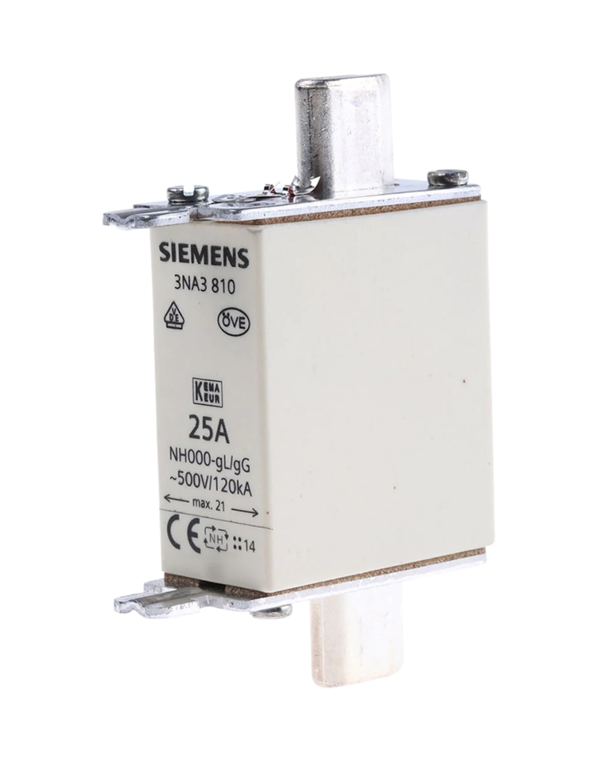 Siemens-3NA3810-Fusible-Link-LV-HRC-25A-500VAC-250VDC